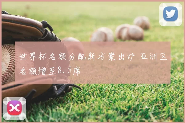 世界杯名额分配新方案出炉 亚洲区名额增至8.5席