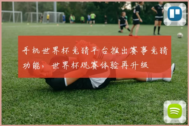 手机世界杯竞猜平台推出赛事竞猜功能，世界杯观赛体验再升级